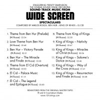 Sound Track Music From Wide-Screen Spectaculars (SF-16400