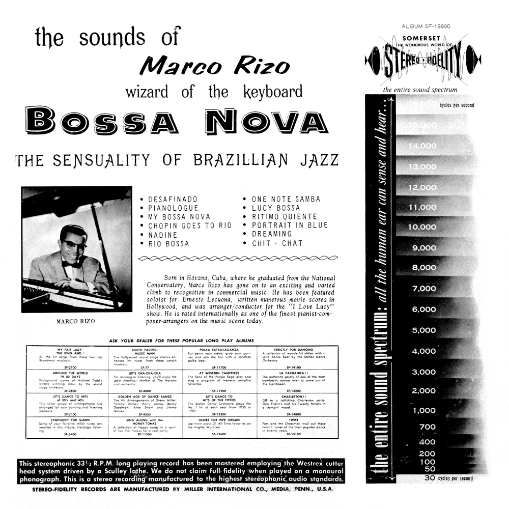 Bossa Nova: Brazilian Jazz (SF-18800) - Alshire & 101 Bossa Nova: Brazilian Jazz (SF-18800) - Alshire & 101