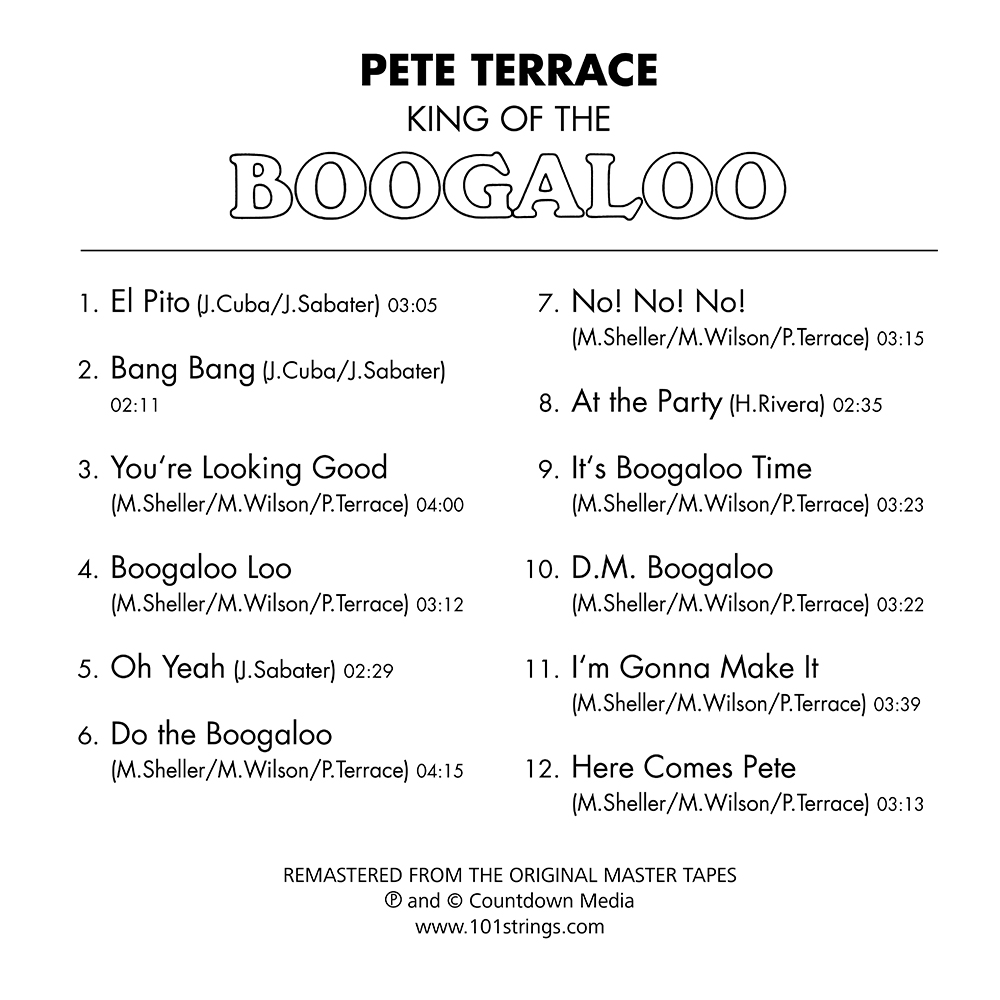 Pete Terrace - King of the Boogaloo (SF-31400) - Alshire